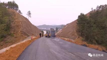 贛縣區(qū)五云至夏滸公路升級(jí)改造工程主體完工